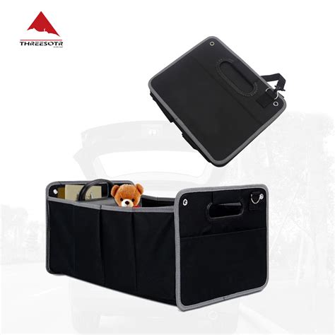 Trunk Organizer Collapsible Folding Caddy Car Truck Auto Storage Bag Car Organizer And Trunk