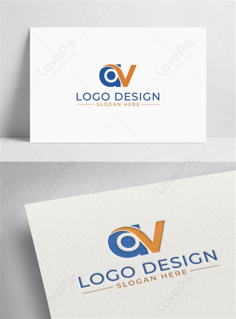 Av Logo Design Template Imagepicture Free Download 450145422