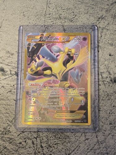 Pokémon Card TCG Alakazam EX Fates Collide 125 124 Holo Secret Rare eBay