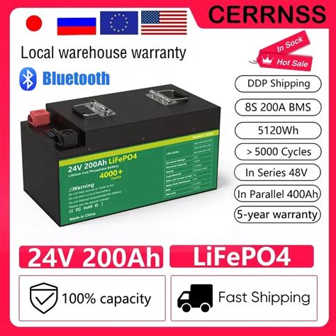 Lifepo4 24v 100ah 200ah 300ah Batterie Pack 29 2 V Lithium Solar