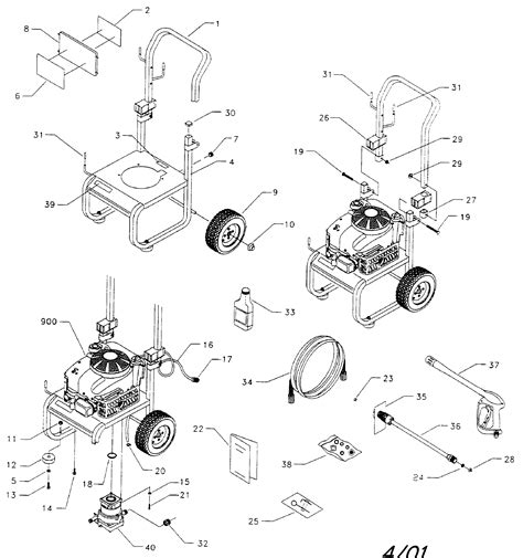 Diagram Wiring Diagram For Craftsman Pressure Washer Mydiagram Online