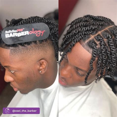 55 Attractive Two Strand Twists Hairstyles For Black Men To Wear In