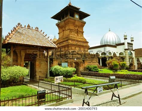 Masjid Menara Kudus Bahasa Indonesia Mosque Stock Photo 2001400793