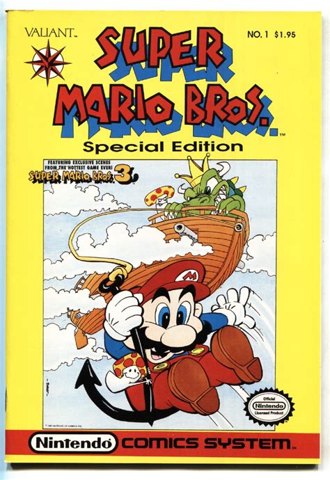 SUPER MARIO BROS. SPECIAL EDITION #1 1990- VALIANT - NINTENDO COMICS ...