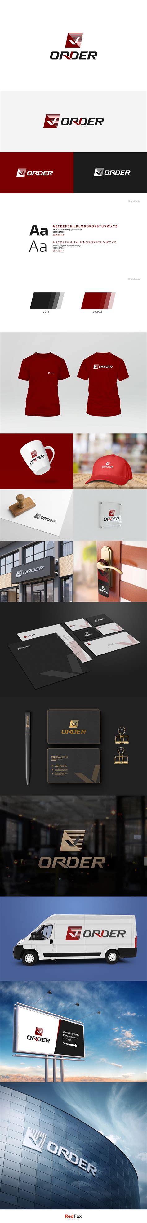 Order | logo | identity on Behance