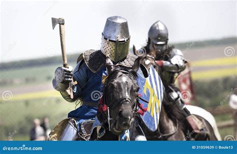 Medieval Knights In Battle Royalty Free Stock Images Image 31059639