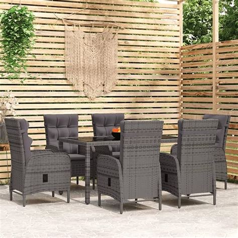 Yolola Sitzgruppe Garten Essgruppe Personen Rattan Gartenm Bel Set