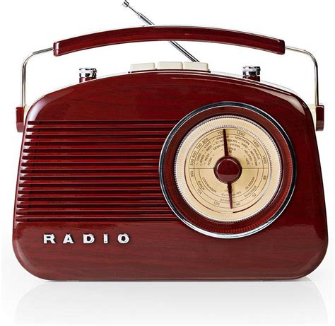 Nedis Fm Radio Tafelmodel Am Fm Batterij Gevoed Netvoeding