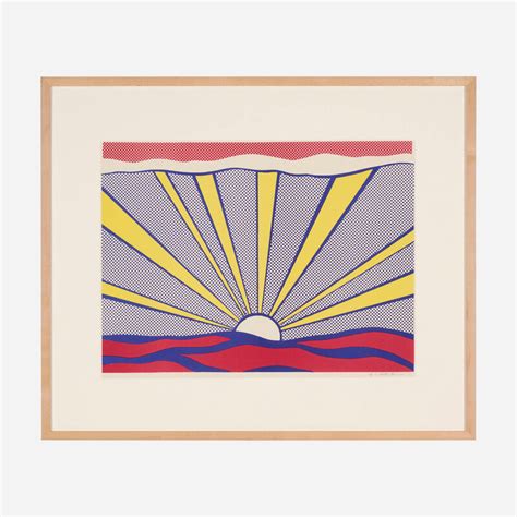 Roy Lichtenstein Sunrise 1965 Artsy