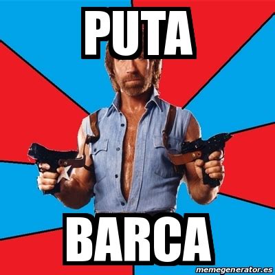 Meme Chuck Norris Puta Barca