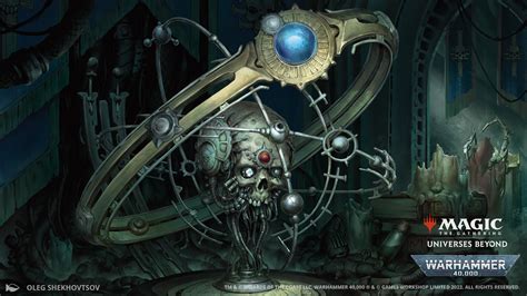 Sol Ring MtG Art From Warhammer 40000 Set By Oleg Shekhovtsov Art Of