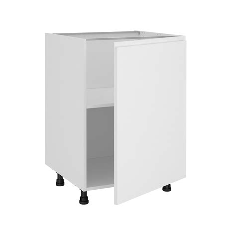 Meuble Bas De Cuisine Tokyo Blanc Mat 1 Porte H77 X L60 Leroy Merlin