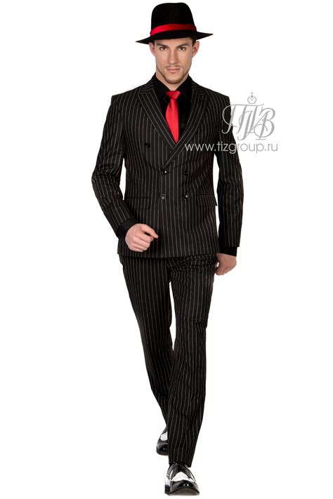 Костюм мафиози из Чикаго 30-х - купить за 25500 руб: недорогие ревущие ...