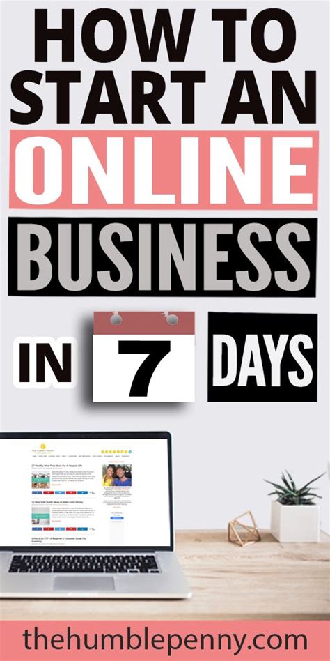 How To Start An Online Business In 7 Days Start Online Business