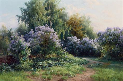Батурин Виктор Павлович (1863-1938 г.), "Весенний пейзаж" | Пейзажи ...
