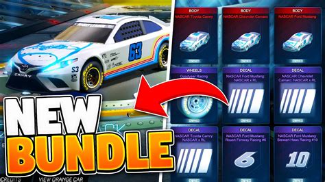 Can You Put Any Decal On The Nascar Bundle Rocket League New Bundle