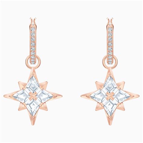 Cr Oles Swarovski Symbolic Star Blanc M Tal Dor Rose