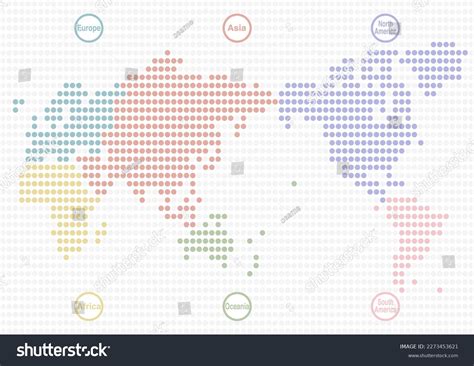 1327 6 Continents Map 图片、库存照片和矢量图 Shutterstock