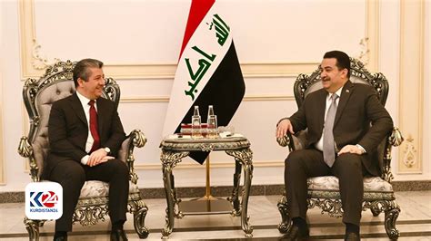 Pm Barzani Pm Al Sudani Hold Pivotal Talks In Baghdad