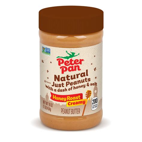 Peter Pan Natural Stir In Honey Roast Creamy Peanut Butter 16 Oz