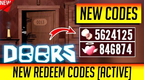 NEW WORKING CODES FOR DOORS ROBLOX 2023 DOORS CODES CODIGOS DE