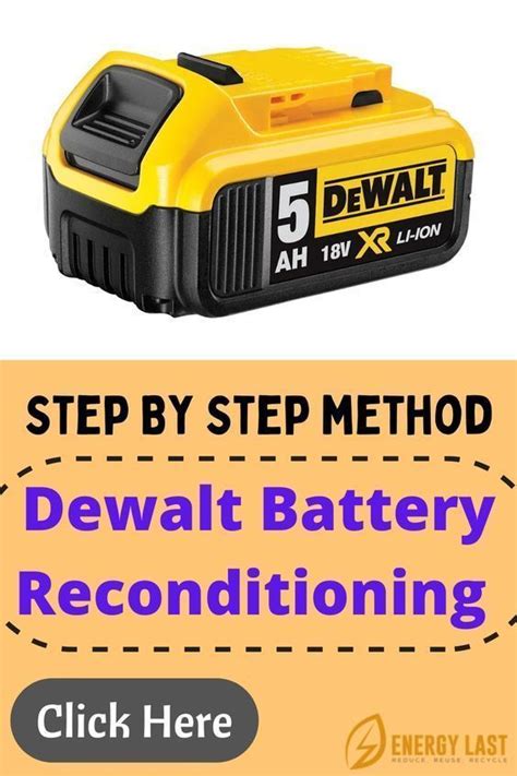 Dewalt Battery Reconditioning Step By Step Refurbish Method Reconditioncarbattery