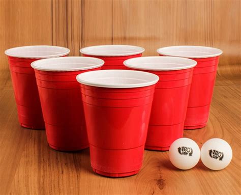 Eamasy Party 16oz Double Colore Plastic Game Cupsbeer Pong Cups