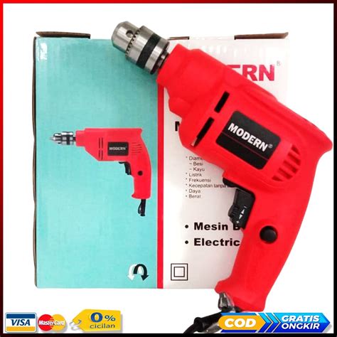 Jual Mesin Bor Listrik 10mm MODERN M2100C Mesin Bor Bisa Bolak Balik