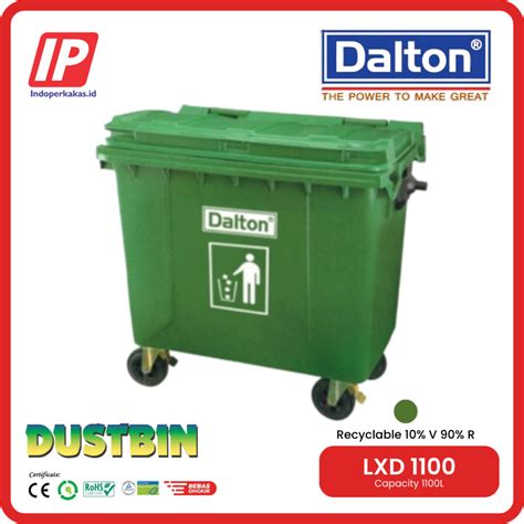 Jual Dustbin Tempat Sampah Liter Dalton Plastik Hdpe Shopee