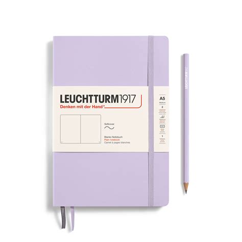 Carnet De Notes Medium A5 Couverture Souple 123 Pages Num Lilac