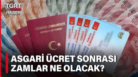 Yeni Zamlar Kapıda Pasaport ve Ehliyete Ne Kadar Zam Gelecek TGRT