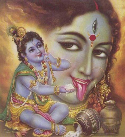 Krishna And Kali Radha Krishna Art Hindu Art Kali Hindu