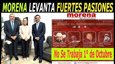 Levanta Pasiones MORENA en EEUU y México No Se Trabaja el 1 de