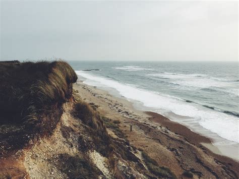 Bildet Strand Hav Kyst Sand Stein Horisont Shore Strandlinje