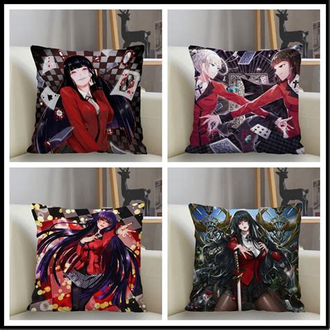 Musife Custom Kakegurui Pillowcase Home Decoration 45 45cm Zipper