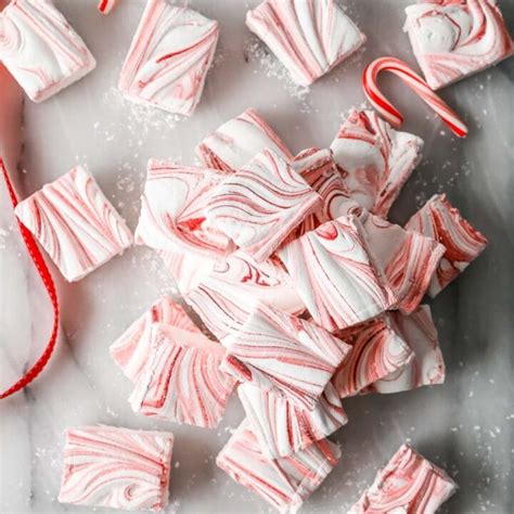 Homemade Peppermint Marshmallows Sugar Spun Run