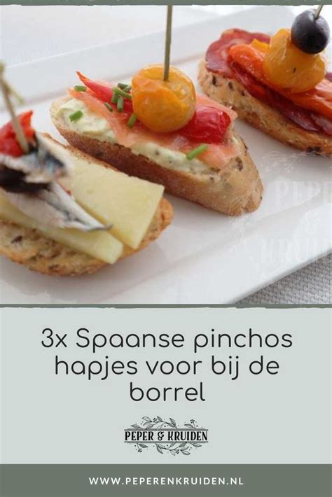 3x Spaanse Pinchos Hapjes Voor Bij De Borrel Zoutarme Recepten