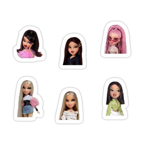 Y2k Bratz Sticker Pack Sticker For Sale By Elisejolie19 Y2k Bratz