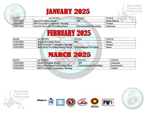 2025 Bwf Calendar Isaac Talia