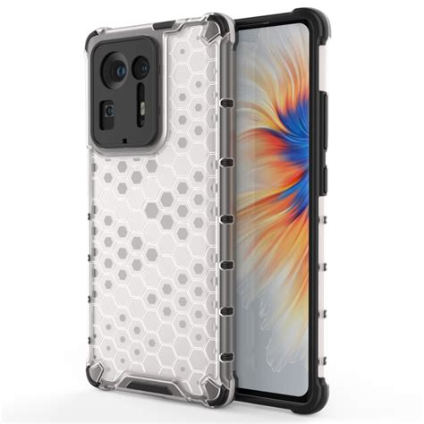 For Xiaomi Mi Mix Shockproof Honeycomb Pc Tpu Protective Case White