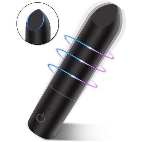 Bullet Vibrator Rechargeable Lipstick Vibe With 10 Vibration Waterproof