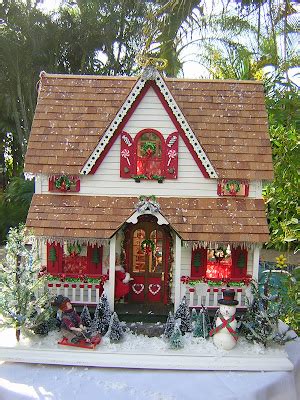 Dollhouses By Robin Carey A Glimpse Inside The Santa Cottage