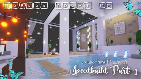 Roblox Adopt Me Pool Area Idea Millionaire Mansion Speedbuild Part