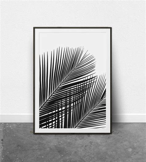 Tropical Print Palm Leaf Print Palm Leaf Art Printable Art | Etsy