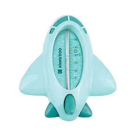 Kikkaboo Thermomètre de bain et intérieur Airplane Mint Bebemaman ma