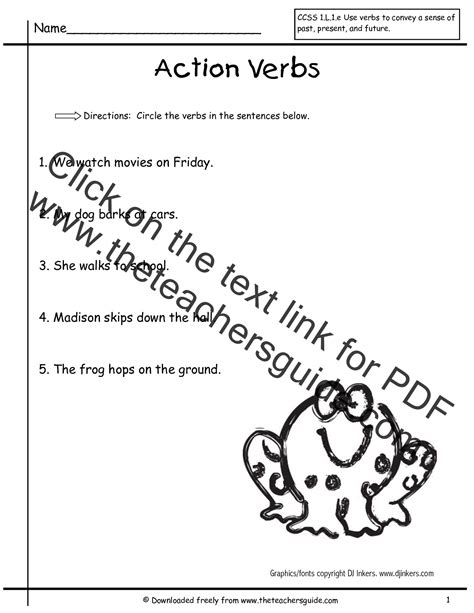 Verbs Worksheet For Grade 2 Printable Word Searches