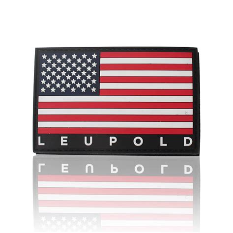 Custom 3D Soft PVC Rubber Small American Flag Patches | DOYLabel