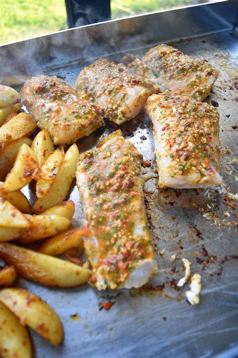 Dos de cabillaud à la chermoula recette à la plancha