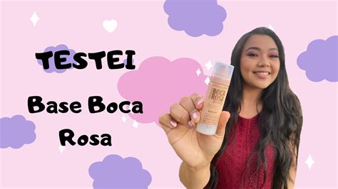 Resenha Base Boca Rosa Cor Adriana Youtube