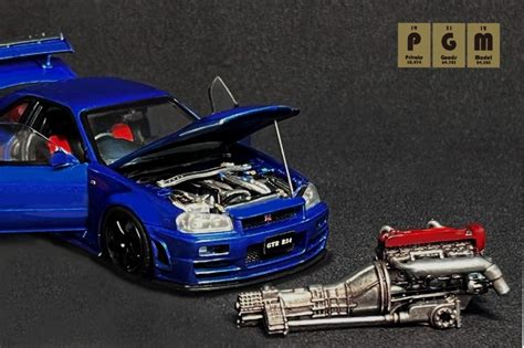 Nismo R34 Gt R Z Tune Metallic Blue Luxury Package Ver